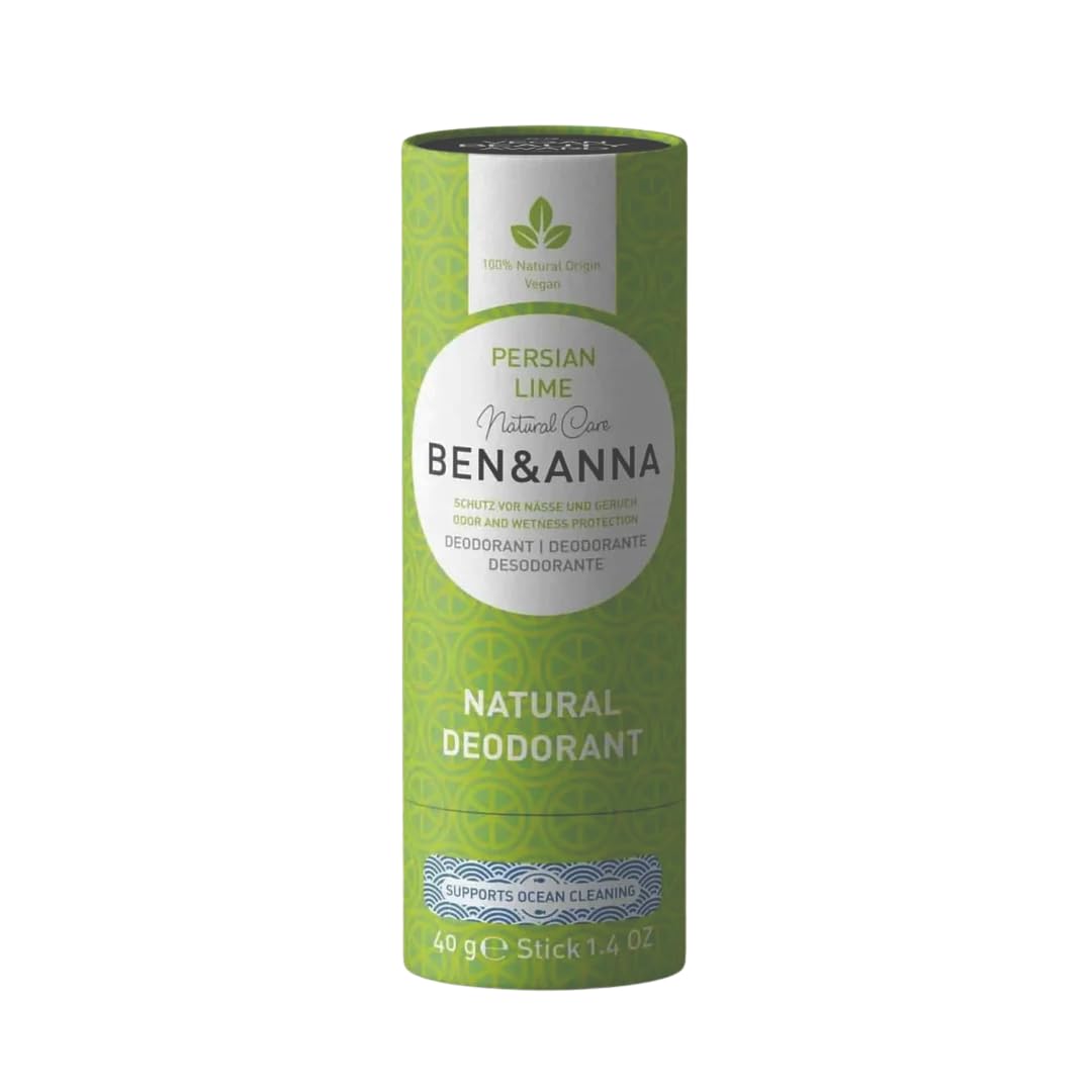 BEN & ANNA Persian Lime Paper Tube Deodorant, 40 GR Beauty and Personal Care Ben & Anna