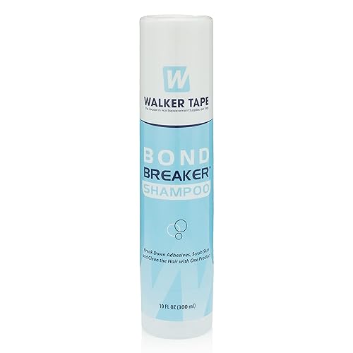 Bond Breaker Shampoo 10 fl oz Flip Top Residue Removing Cleanser for Wig Tape, Lace Tape, Toupee Tape, Hair Tape, Adhesive Strips and Wig Adhesive Beauty & Personal Care Walker Tape