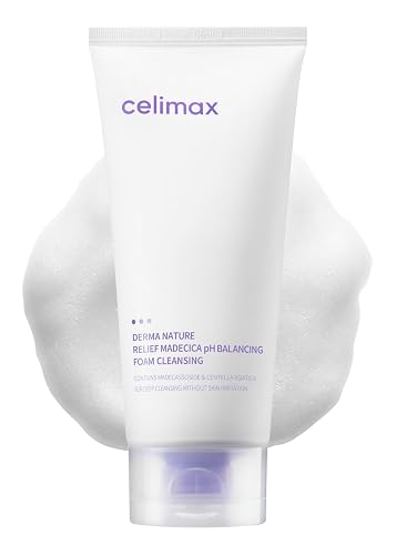 celimax Derma Nature Relief Madecica pH Balancing Foam Cleansing | Foaming Face Wash Cleanser, Hydrating, Soothing, Moisturizing, 150ml Beauty & Personal Care celimax