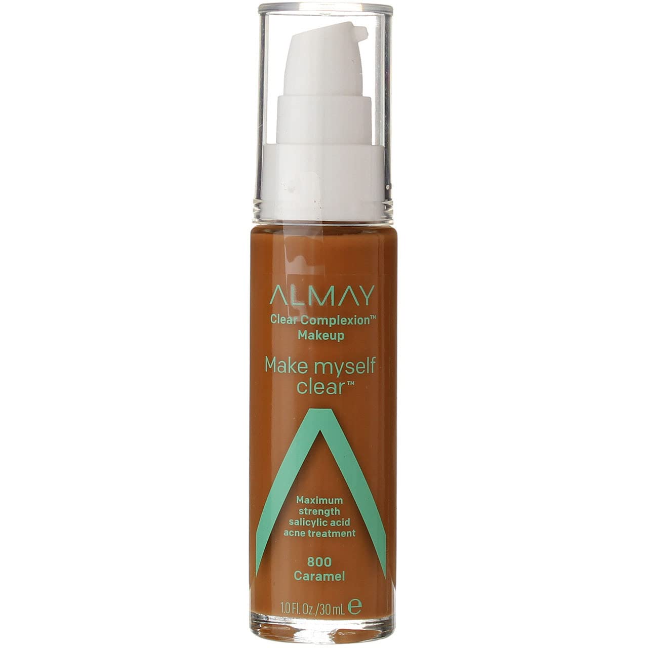 Almay Clear Complexion Make Myself Clear Foundation Makeup, Caramel 800, 1 fl oz Beauty & Personal Care Almay