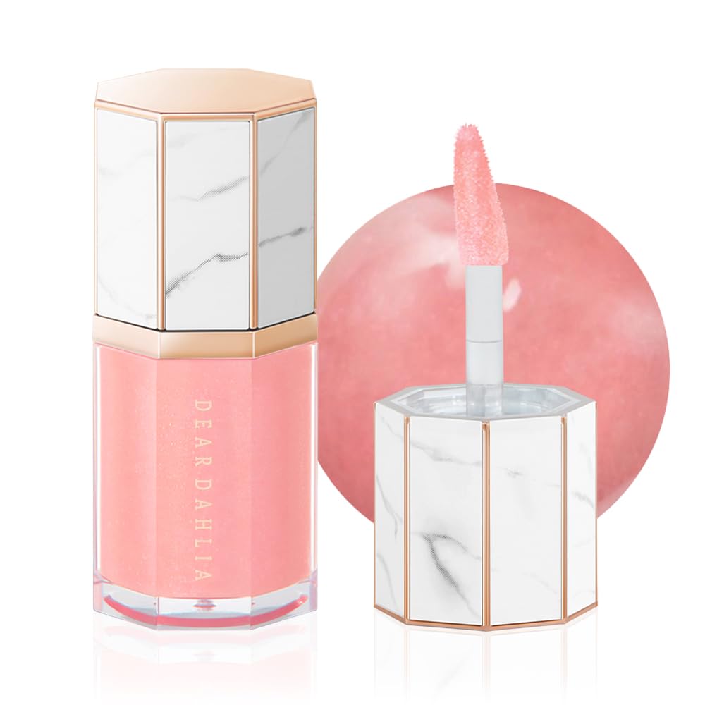 DEARDAHLIA Paradise Aurora Shine Lip Treatment (Morning Dew) - Vegan Hydrating Lip Care with Glass-Like Shine, Lightweight, Non-Sticky, Sensitive Skin Beauty and Personal Care DEARDAHLIA