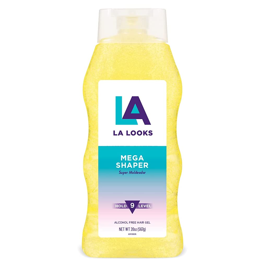 L.A. Looks Mega Shaper Hair Gel - Hold 9 Level - 20 Oz (567g) Beauty & Personal Care L.A. Looks