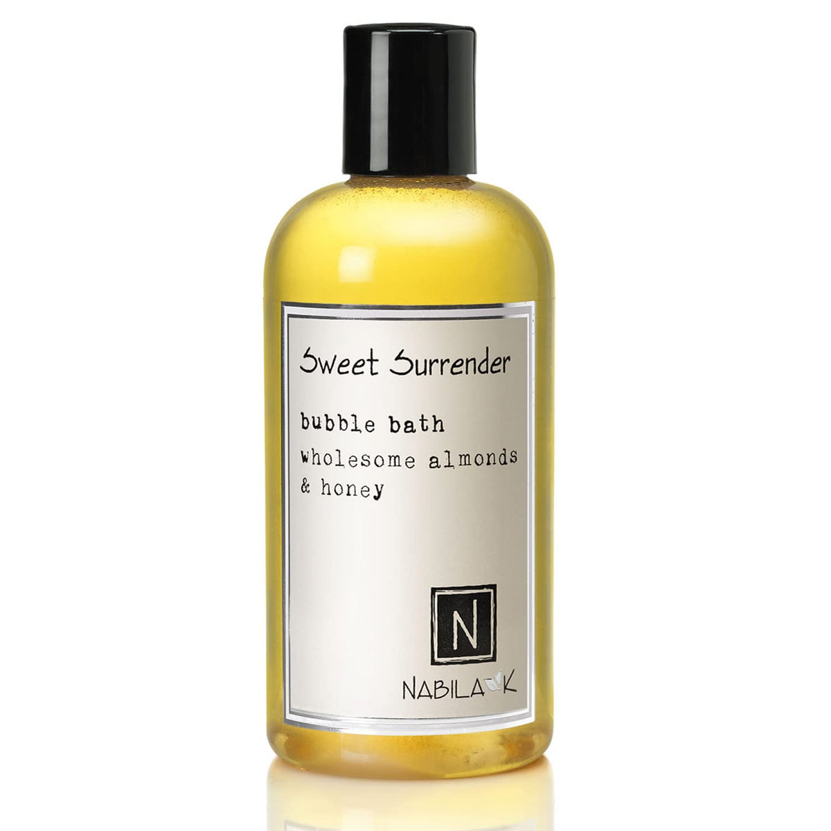 Sweet Surrender Bubble Bath with Almond & Honey Scent by Nabila K - Essential Oils with Natural Ingredients for Sensitive Skin, Tear-Free, Gentle Beauty & Personal Care Nabila K