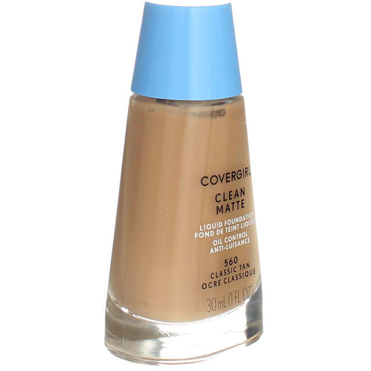 CoverGirl Clean Classic Tan Matte 560 Oil Control Liquid Makeup -- 2 per case. Beauty & Personal Care ATAZUA
