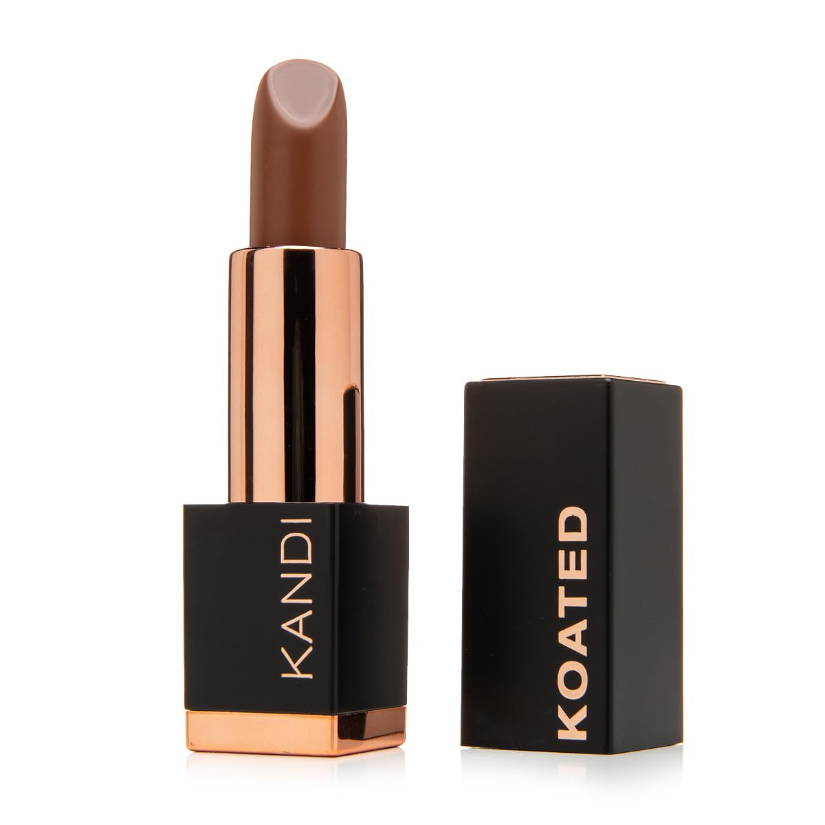 Kandi Koated Suede Matte Lipstick - Rich Cocoa Warm Mid-Tone Brown - Highly Pigmented Long-Lasting Matte Lipstick for Women - Creamy Smooth Finish - Beauty & Personal Care Kandi
