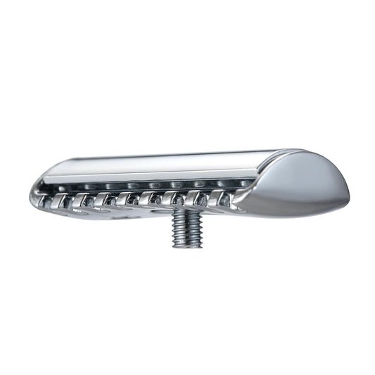 Yinhing 1PC Traditional Replacement Safety Head Chrome Scalloped Bar Double Safety Head Shaving Open Comb for Men Barber Male Home Use Shaving Tools Beauty and Personal Care Yinhing