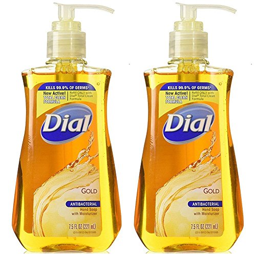 Dial Antibacterial Liquid Hand Soap Gold, 7.5 Fl Oz, Pack of 2 Beauty & Personal Care Dial