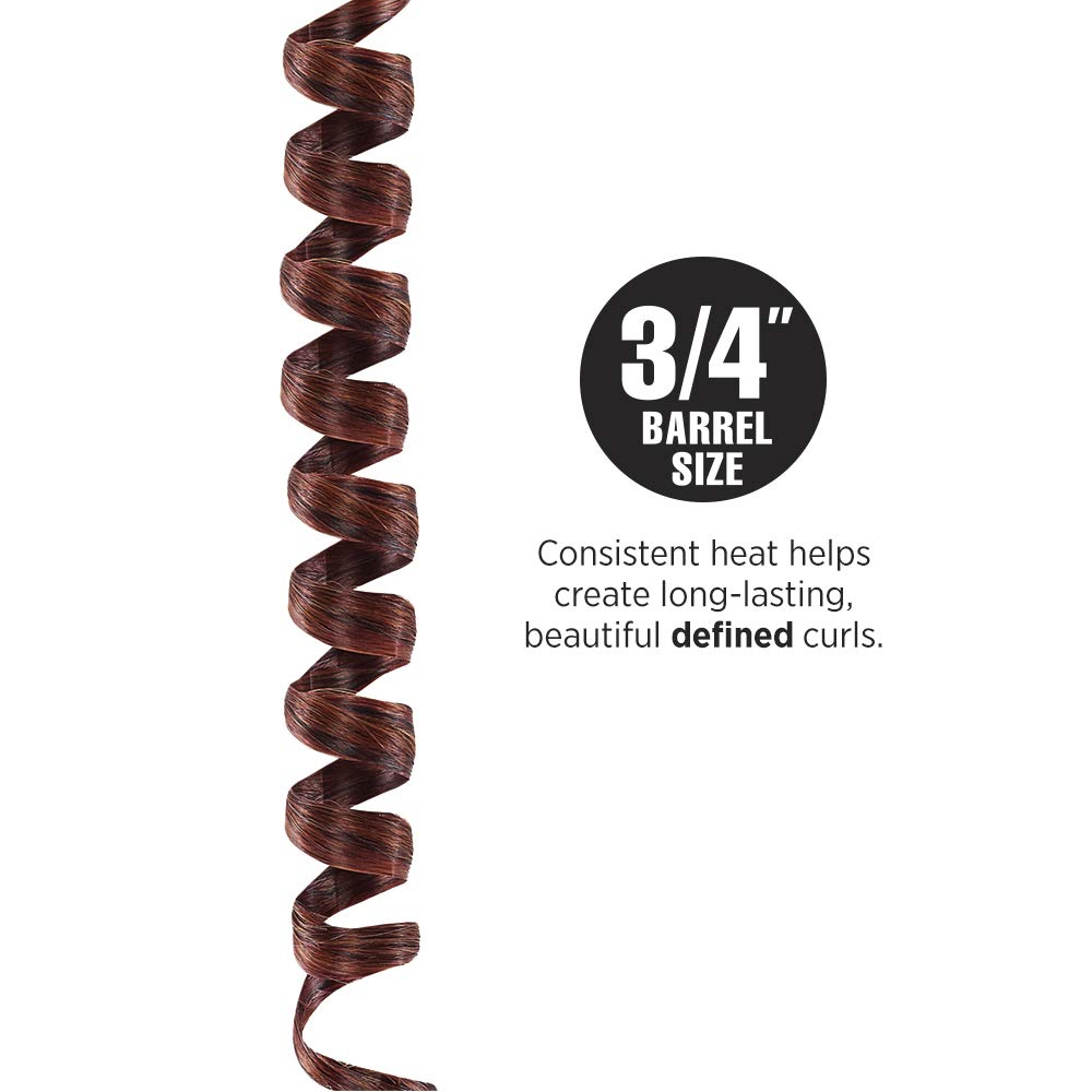 Hot Tools Black Gold Spiral Curling Wand | Creates Defined Waves and Curls (3/4 in) Beauty & Personal Care HOT TOOLS