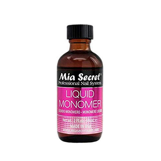 Mia Secret Professional Acrylic Nail System Liquid Monomer, 2 oz.