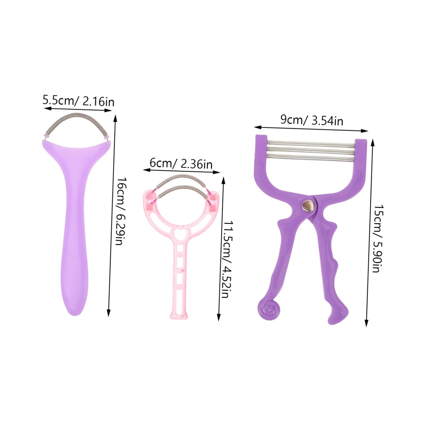 PartyKindom Portable Facial Hair Remover Epilator for Women Manual Spring Hair Removal Tool Random Color Easy to Use Beauty and Personal Care PartyKindom