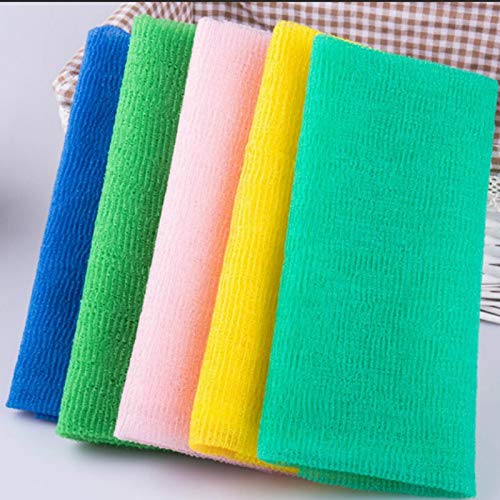 zxb-shop Exfoliating Washcloths 1Pcs Body Cleanliness Shower Bath Brushes, Sponges Scrubbers Body Washing Clean Exfoliate Puff Scrubbing Towel Wash Beauty and Personal Care zxb-shop