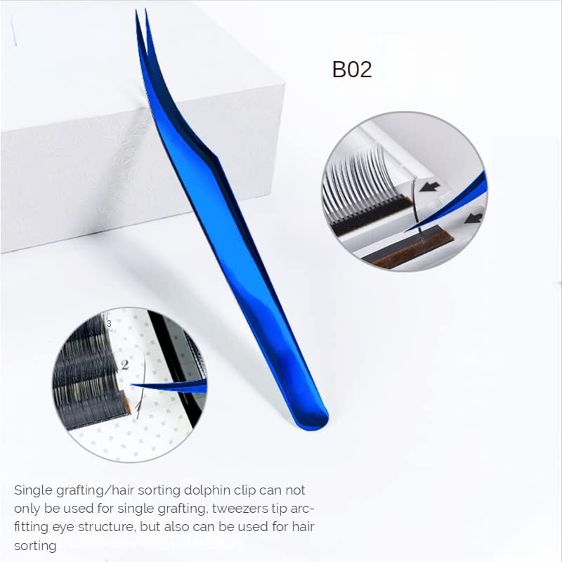Volume Eyelashes Tweezers Stainless Steel superhard Tweezers High Precision Anti-static tweezers Eyelash Extensions custom Beauty and Personal Care NSUQOA