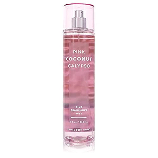 Bath and Body Works PINK COCONUT CALYPSO Fine Fragrance Mist 8 Fluid Ounce (2018 Edition) Beauty & Personal Care Bath & Body Works