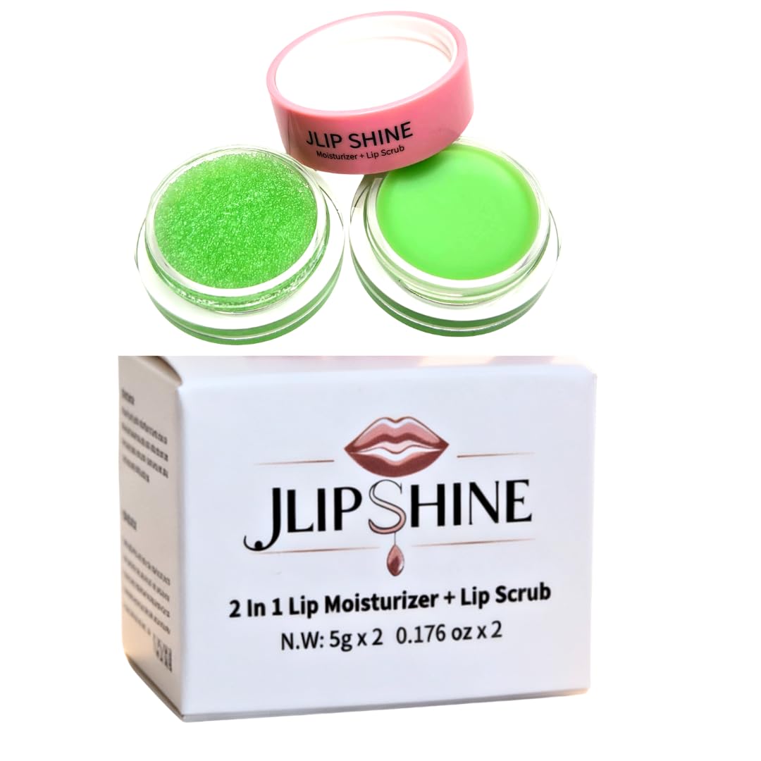JLipShine 2 in 1 Lip Moisturizer and Lip Scrub, Exfoliating and Hydrating Formula,Smooth. Nourish. Shine. 5g x 2, 0.176 oz (Vanilla,flavor) Beauty and Personal Care BIOTYFACEPRO SKINCARE