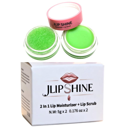 JLipShine 2 in 1 Lip Moisturizer and Lip Scrub, Exfoliating and Hydrating Formula,Smooth. Nourish. Shine. 5g x 2, 0.176 oz (Vanilla,flavor) Beauty and Personal Care BIOTYFACEPRO SKINCARE