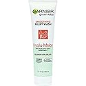 Garnier SkinActive Green Labs Hyalu-Melon Smoothing Milky Washable Cleanser with Hyaluronic Acid + Watermelon for Dehydrated Skin, Fine Lines Beauty & Personal Care Garnier