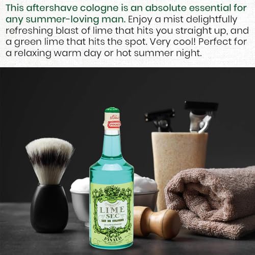 Clubman Pinaud Lime Sec Eau De Cologne, Invigorating Citrus Aromatic Fragrance for Men, 12.5 Fl Oz, 2 pack Beauty & Personal Care Clubman