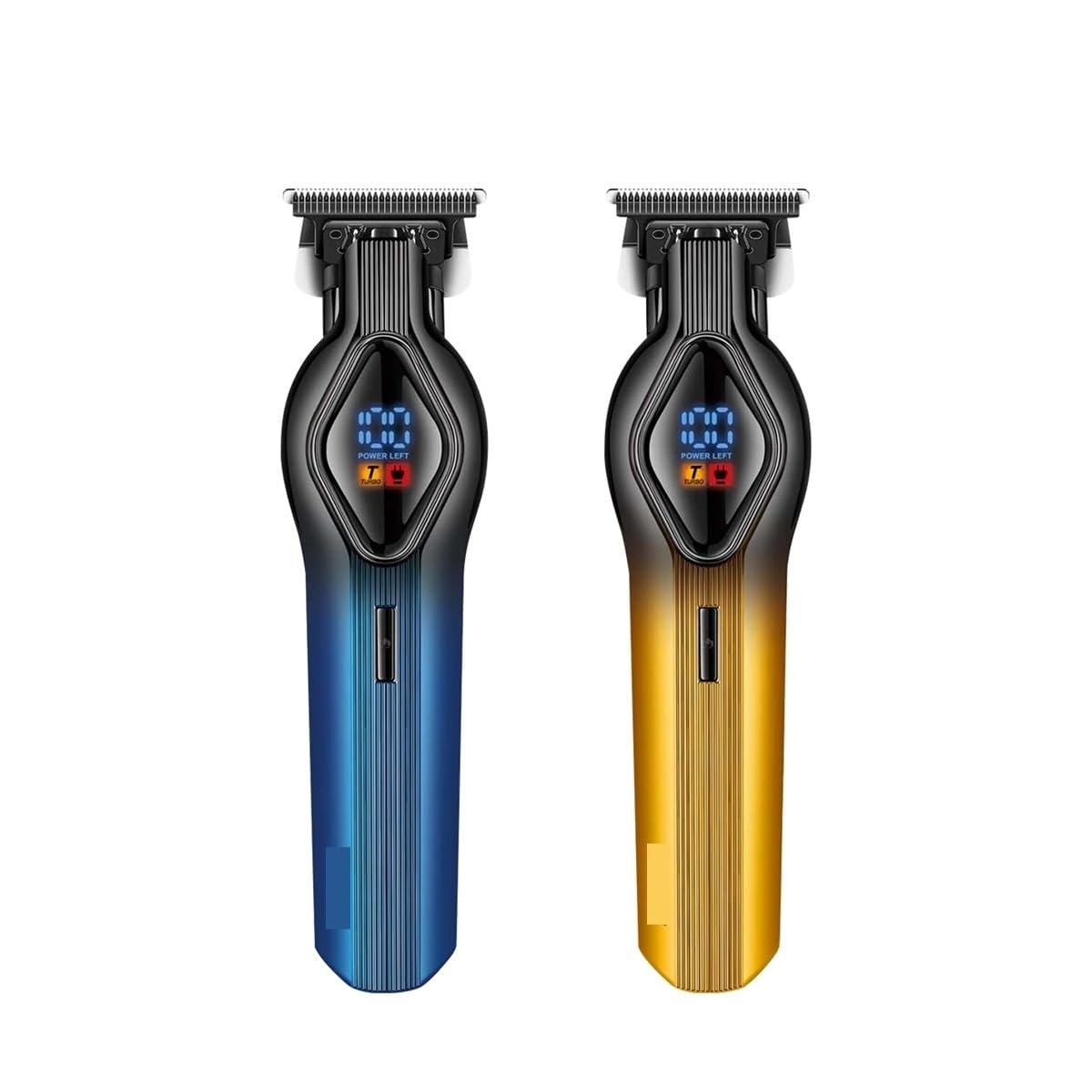 EWKYLSEM Cross-Border New Electric Hair Clipper LCD Digital Display Salon Engraving Special Oil Head Clippers 921(921 Golden) Beauty and Personal Care EWKYLSEM