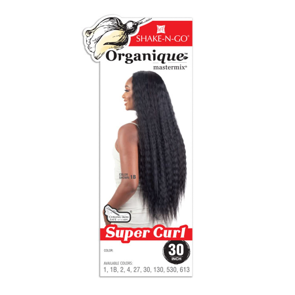 FREE TRESS Milky Way Weave Organique Mastermix Super Curl 30" (130)