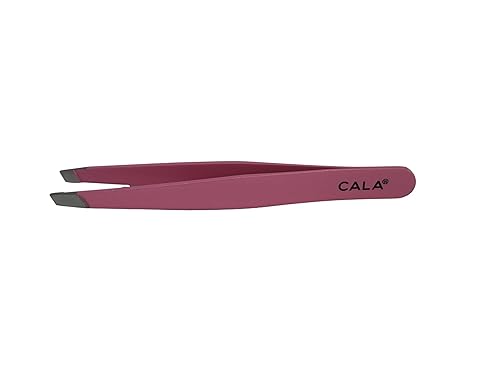 Cala Pro pink slanted tweezers Beauty & Personal Care Cala