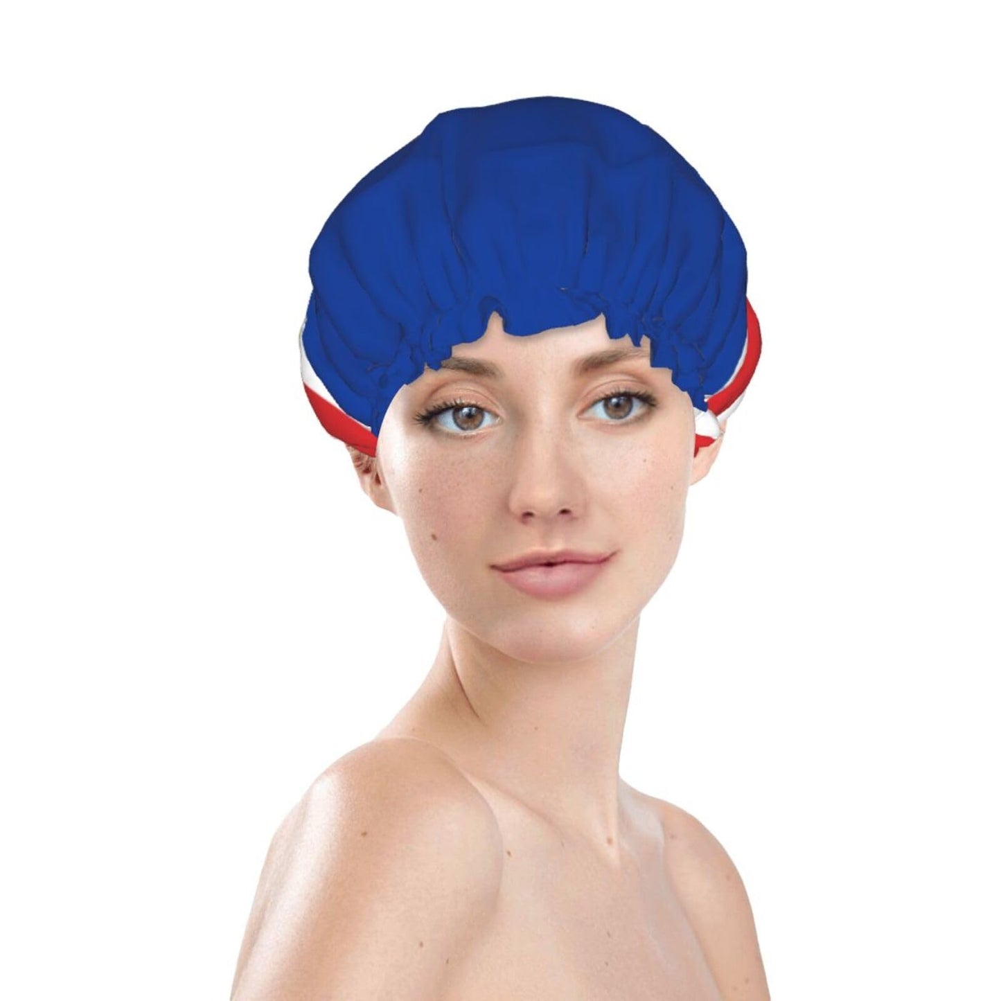 Verde Flag Prints Shower Cap Double Layer Lined Waterproof Bathing Shower Hat Beauty and Personal Care Hayyett