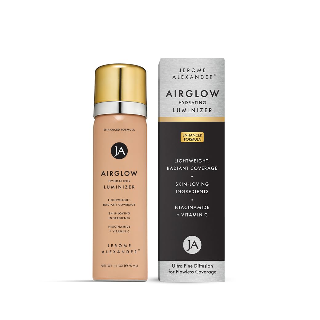 Jerome Alexander MagicMinerals AirGlow Tinted Highlighting Night Mist, Illuminating Airbrush Tinted Moisturizer Spray | Bronze Glow Beauty & Personal Care Jerome Alexander