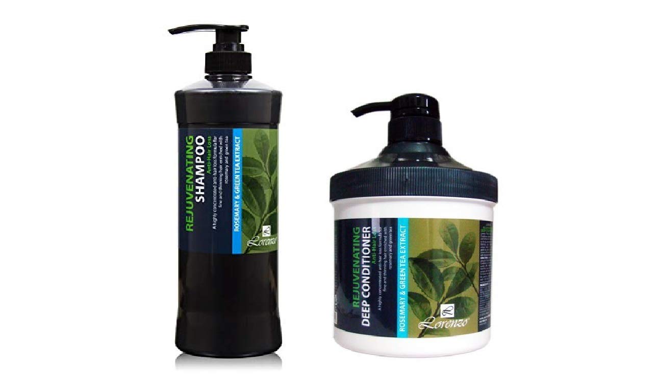 Lorenzo Rejuvenating Shampoo and Conditioner Set For Anti-Hair Loss Beauty & Personal Care Lorenzo