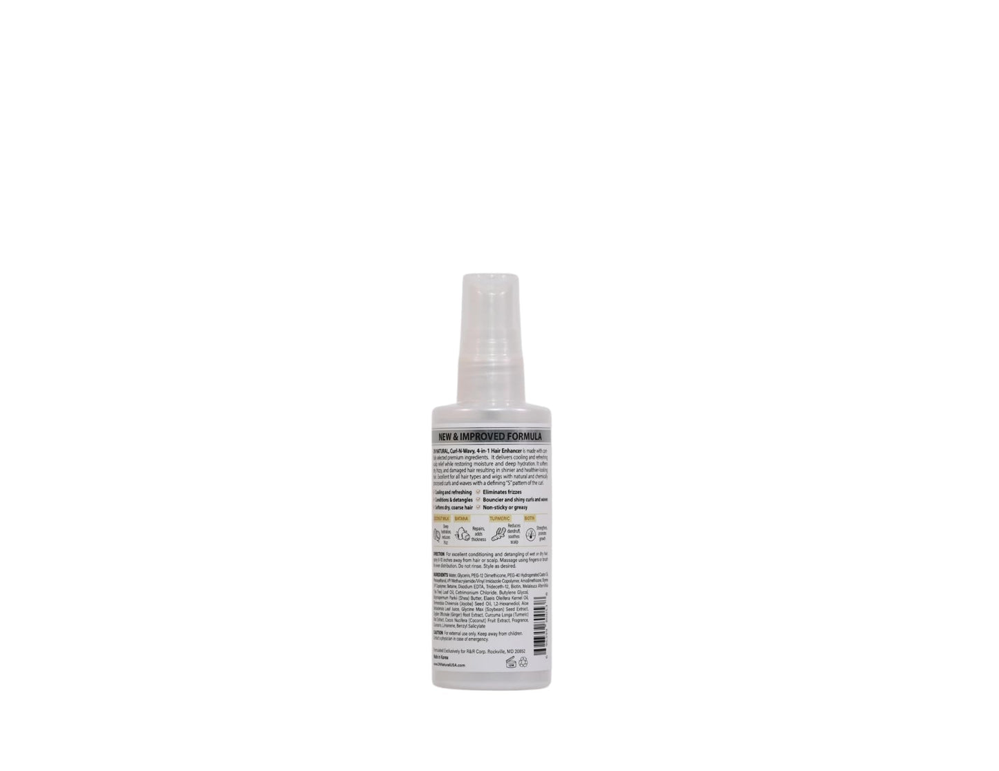 On Natural Curl-N-Wavy 4-in-1 Hair Enhancer For All Hair Texture [Coconut Milk] 3.4 OZ Beauty & Personal Care On Natural
