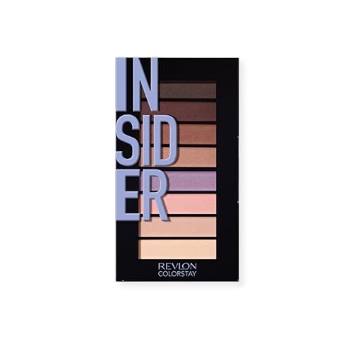Revlon Eyeshadow Palette, ColorStay Looks Book Eye Makeup, Highly Pigmented in Blendable Matte & Metallic Finishes, 940 Insider, 0.12 Oz Beauty & Personal Care REVLON