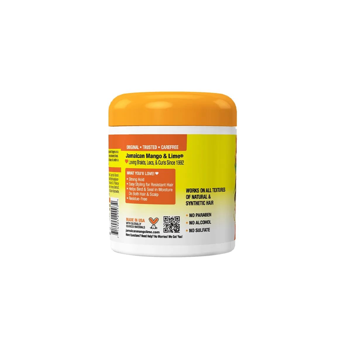 Jamaican Mango & Lime Love Your Locs Resistant Formula Locking Gel - Extra Hold, Non-Flaking Gel for Locs, Braids & Twists Long-Lasting Beauty & Personal Care Jamaican Mango & Lime