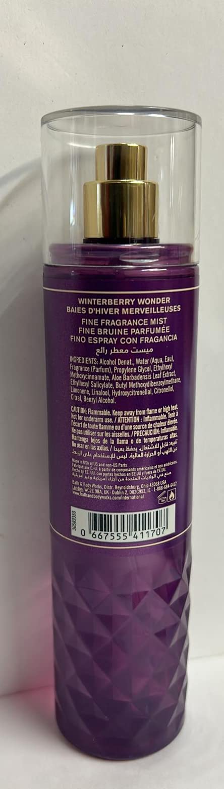 Bath & Body Works Winter Berry Wonder Fine Fragrance Mist, 8 Fl Oz Beauty & Personal Care Bath & Body Works