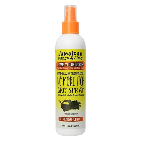 Jamaican Mango & Lime No More Itch Spray - Soothing Scalp Regular Relief for Locs, Braids, Twists & Protective Styles - 8 oz (Pack of 1) Beauty & Personal Care Jamaican Mango & Lime