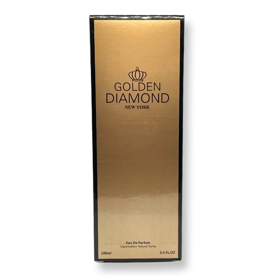 Secret Plus Golden Diamond Eau de Parfum for Women 3.4 Fl Oz Floral Classic Fragrance Beauty & Personal Care Secret Plus