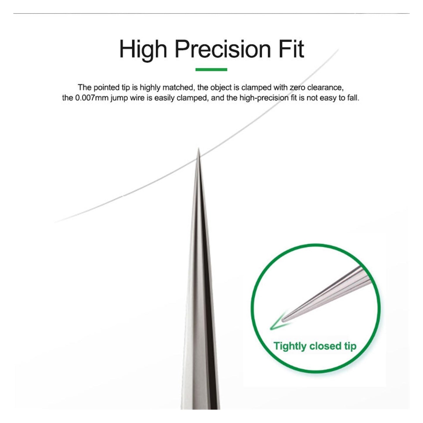 Precision Tweezers Stainless Steel Straight Curved Tip Tweezers(2 IN 1) Beauty and Personal Care ZYCZYCZZ
