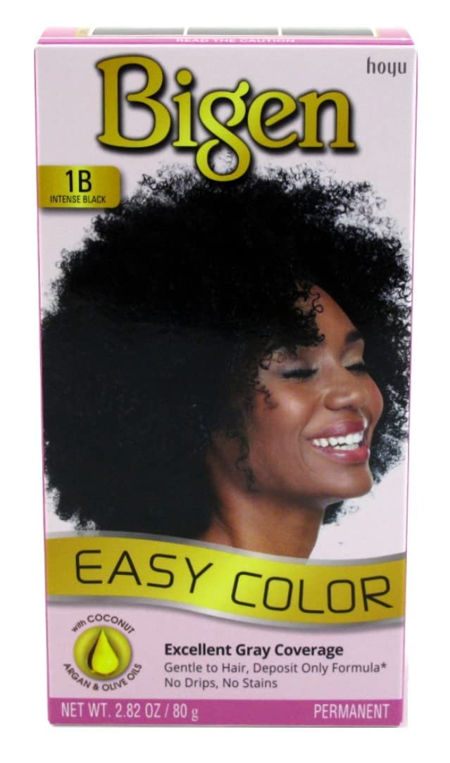 Bigen Easy Color Permanent Hair Dye With Aloe Olive Oil, Intense Black, 2.82 Oz (SG_B0722SMF14_US) Beauty & Personal Care Bigen