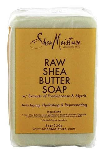 Shea Moisture Raw Butter Bar Soap, 8 Ounce, Pack of 2 Beauty & Personal Care Shea Moisture