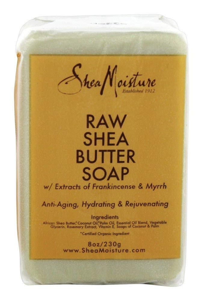 Shea Moisture Raw Butter Bar Soap, 8 Ounce, Pack of 2 Beauty & Personal Care Shea Moisture