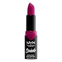 NYX PROFESSIONAL MAKEUP Suede Matte Lipstick, Vegan Formula - Clinger (Hot Pink) Beauty & Personal Care NYX PROFESSIONAL MAKEUP