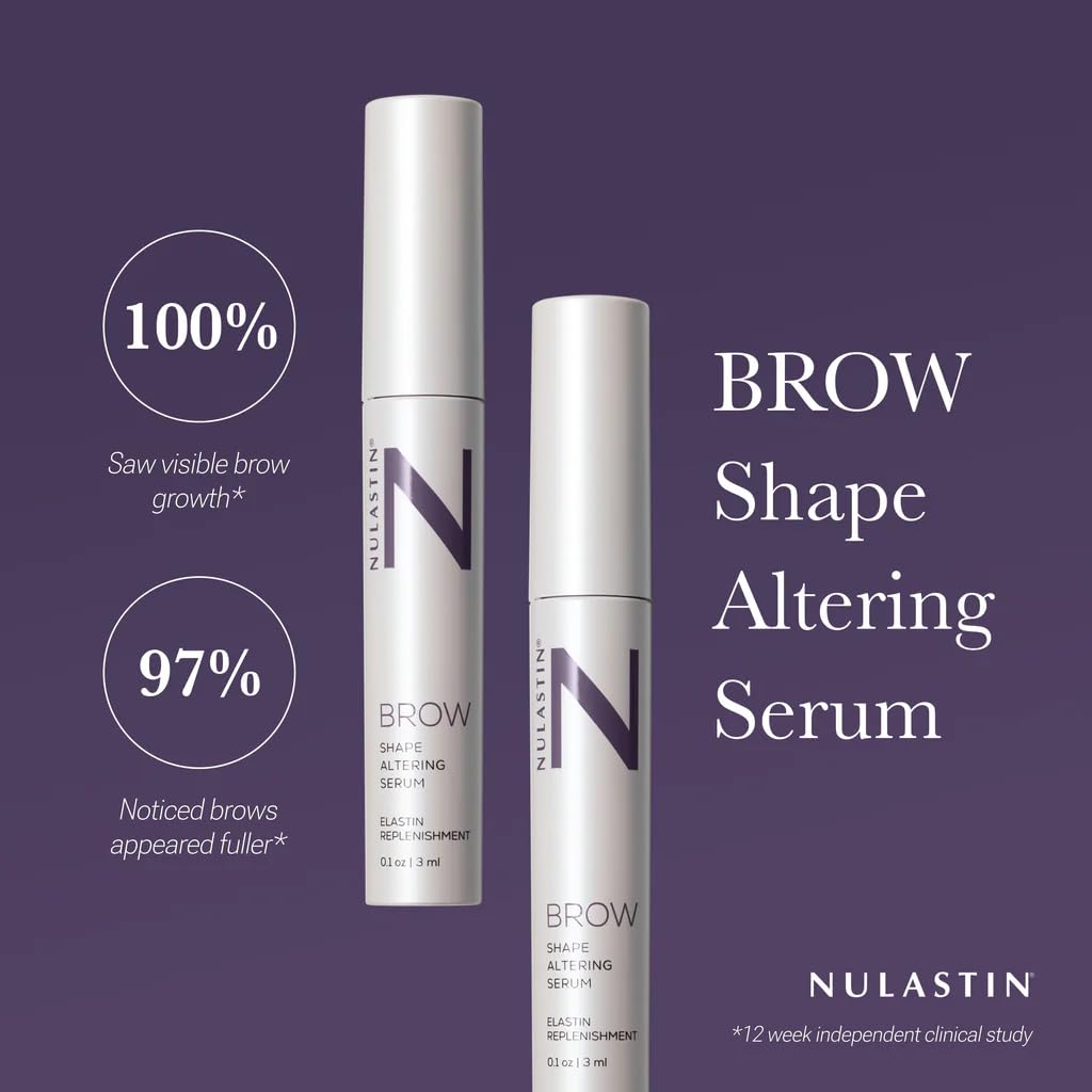 NULASTIN Shape Altering Eyebrow Serum - Brow Serum to Shape & Define - Improves the Appearance of Sparse Eyebrows for a Fuller Look - Enriched Beauty and Personal Care NULASTIN