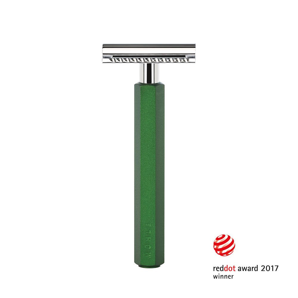 MÜHLE HEXAGON Forest Double Edge Safety Razor (Closed Comb) For Men - Perfect for Every Day Use, Barbershop Quality Close Smooth Shave Beauty and Personal Care MÜHLE