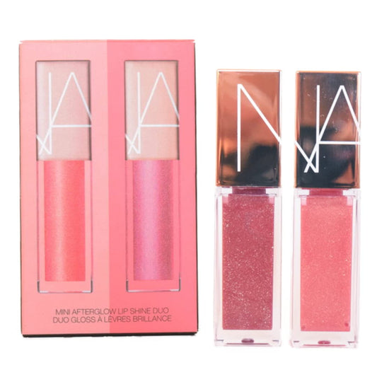 NARS Mini Afterglow Lip Shine Gloss Set:: Orgasm (Sheer Peachy Pink with Golden Shimmer), Unbroken (Shimmering Mauve) Beauty & Personal Care NARS