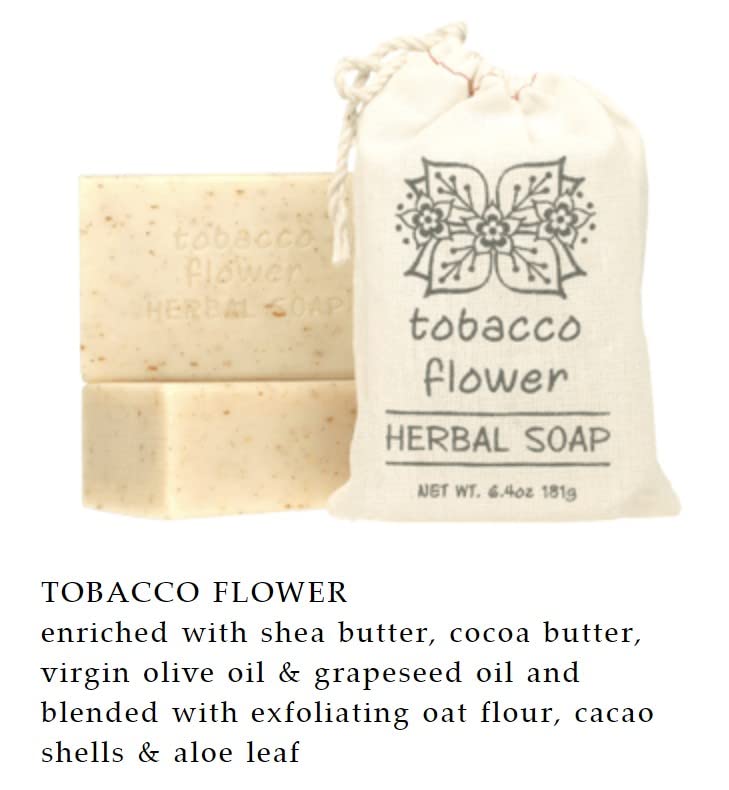 Greenwich Bay Trading Co. Herbal Bar Soap Set, 6 Scents, 6.4 Oz Each - Lemon Thyme, Lavender Sage, Vanilla Bourbon, Tobacco Flower, Honey Chamomile Beauty & Personal Care Greenwich Bay