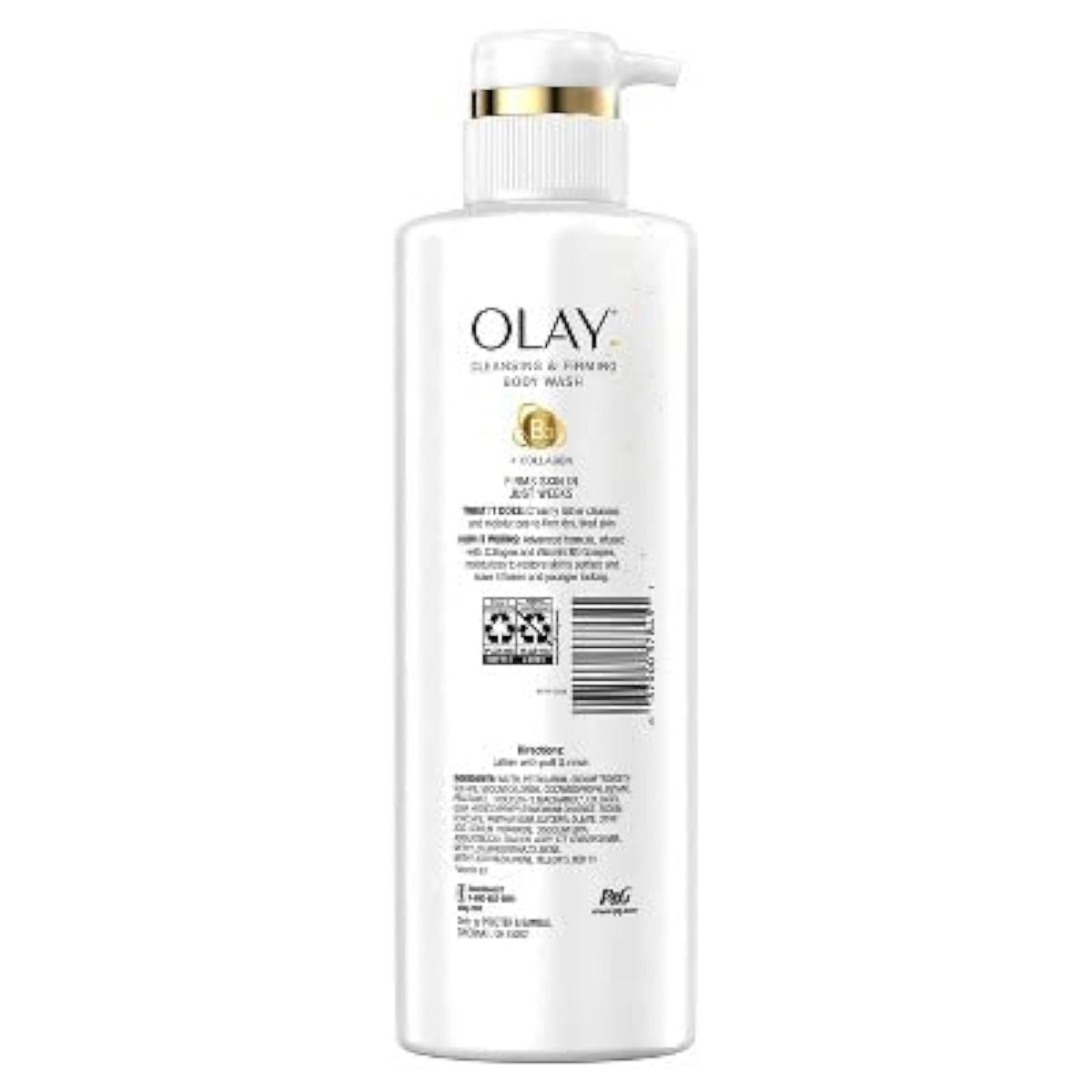 Olay, Cleansing & Firming Body Wash with Vitamin B3 & Collagen, 17.9 Fl Oz Beauty & Personal Care Olay