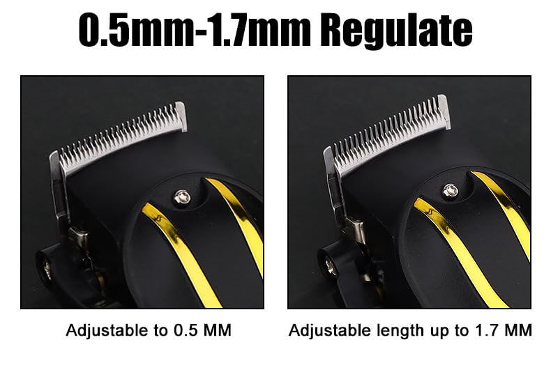 Hair Clippers for Men Professional - 7000RPM Cordless and Trimmers Set with Digital Display,4 Limit Combs USB Rechargeable Electric Cutting Kit Beauty and Personal Care QDKVTNDJZ