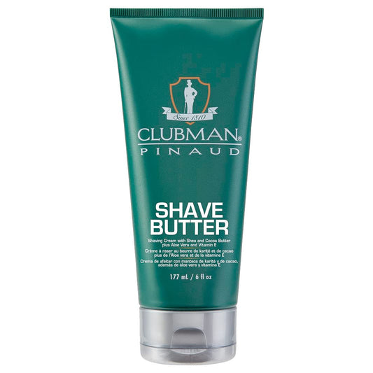 Clubman Pinaud Shave Butter - Enriched with Shea & Cocoa Butter for a Smooth Shave, Shaving Cream for Men, 6 oz Beauty & Personal Care Clubman