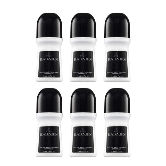 AVON Black Suede Roll-On Antiperspirant Deodorant for Men, 24-Hour Protection, Masculine Sandalwood Scent, Quick-Drying & Non-Staining Mens Deodorant Beauty and Personal Care AVON