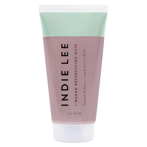 Indie Lee I-Waken Resurfacing Mask - Smoothing & Exfoliating Clay Mask with BHA, Vitamin C, and Kaolin & Bentonite Clays - 1.7oz / 50g Beauty & Personal Care Indie Lee