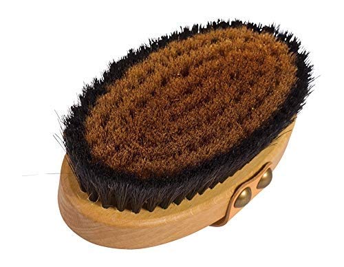 The Original Made in Germany: Large Energy/Ionic Dry Body and Massage Brush with fine Bronze Bristles, Creates rejuvenating, Energizing Oxygen on Your Beauty & Personal Care Alkaline Diet Guy