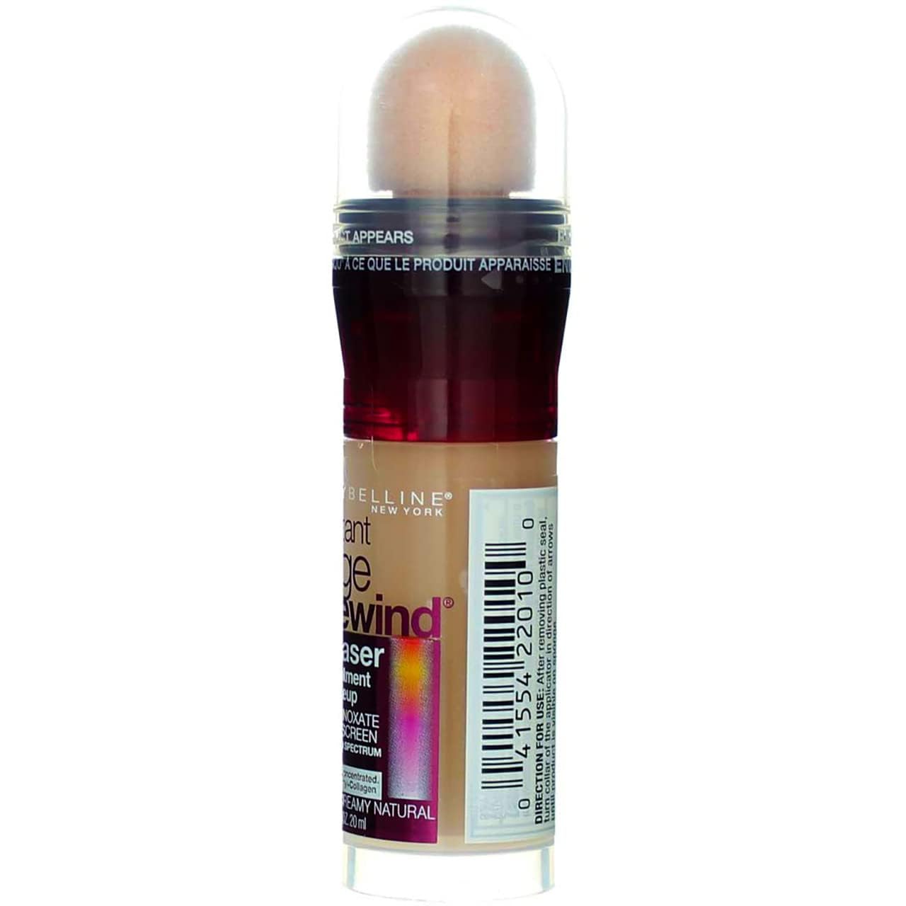 Maybelline Instant Age Rewind Eraser Treatment Makeup, Creamy Natural 200, SPF 18, 0.68 fl oz (Pack of 1) Beauty & Personal Care MAYBELLINE