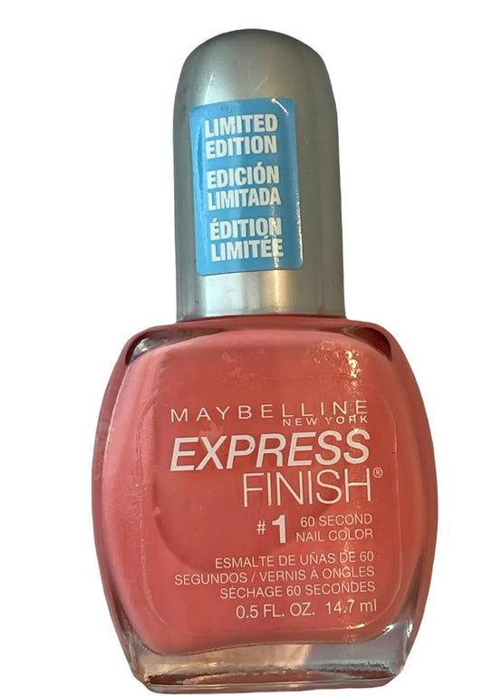 Maybelline New York (1) Bottle Express Finish 60 Second Nail Color/ Polish Dream in Pink #562